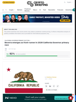 Becerra emerges as front-runner in 2026 California Governor primary race