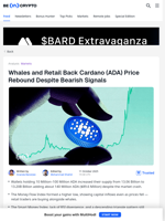 Will Cardano Whales Drive a Rebound for ADA Price After Crash?