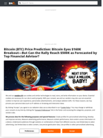 Bitcoin (BTC) Price Prediction: Bitcoin Eyes $160K Breakout—But Can the Rally Reach $500K as Forecasted by Top Financial Advisor? - Brave New Coin