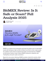 BitMEX Review: Is It Safe or Scam? Full Analysis 2025