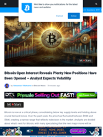 Bitcoin Open Interest Reveals Plenty New Positions Have Been Opened – Analyst Expects Volatility | Bitcoinist.com
