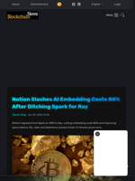 Notion Slashes AI Embedding Costs 80% After Ditching Spark for Ray - Blockchain.News
