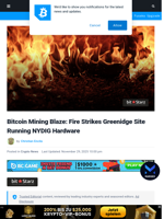 Bitcoin Mining Blaze: Fire Strikes Greenidge Site Running NYDIG Hardware | Bitcoinist.com