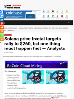 Solana price fractal targets rally to $260, but one thing must happen first — Analysts - The Crypto News Wire