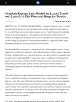 Kingdom Express Limo Redefines Luxury Travel with Launch of Elite Fleet and Bespoke Service - Visionary Financial