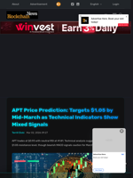 APT Price Prediction: Targets $1.05 by Mid-March as Technical Indicators Show Mixed Signals - Blockchain.News