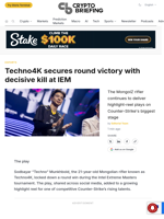 Techno4K secures round victory with decisive kill at IEM