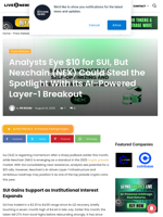 Analysts Eye $10 for SUI, But Nexchain (NEX) Could Steal the Spotlight With Its AI-Powered Layer-1 Breakout | Live Bitcoin News