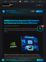 NVIDIA Dynamo Expands AWS Support for Enhanced AI Inference Efficiency - Blockchain.News