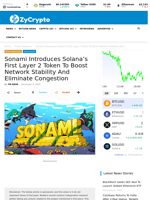 Sonami Introduces Solana’s First Layer 2 Token To Boost Network Stability And Eliminate Congestion