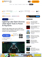 Lightning Labs Open‑Sources L402 Agent Tools to Power AI Payments – News Bytes Bitcoin News