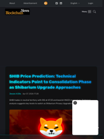 SHIB Price Prediction: Technical Indicators Point to Consolidation Phase as Shibarium Upgrade Approaches - Blockchain.News
