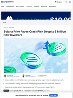 Solana Adds 8 Million New Holders, But Critical Risk Looms