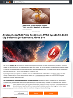 Avalanche (AVAX) Price Prediction: AVAX Eyes $3.50–$3.00 Dip Before Major Recovery Above $10