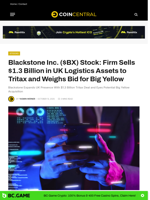 Blackstone Inc. ($BX) Stock: Firm Sells $1.3 Billion in UK Logistics Assets to Tritax and Weighs Bid for Big Yellow