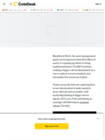 Tokenization News: BlackRock (BLK) CEO Larry Fink Eyes Bigger Role, Anticipates Substantial Growth