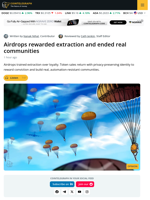 Airdrops Rewarded Extraction And Ended Real Communities