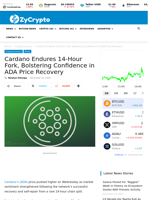 Cardano Endures 14-Hour Fork, Bolstering Confidence in ADA Price Recovery ⋆ ZyCrypto