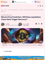 Bitcoin Price Prediction: Will Mass Liquidation Trigger Recovery?