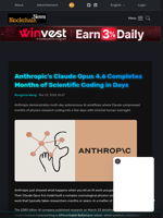 Anthropic's Claude Opus 4.6 Completes Months of Scientific Coding in Days - Blockchain.News