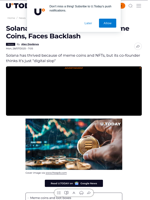 Solana Co-Founder Lambasts Meme Coins, Faces Backlash