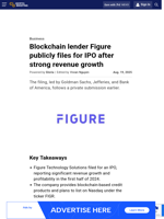 Blockchain lender Figure publicly files for IPO after strong revenue growth