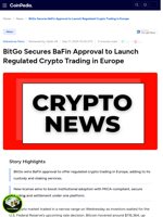 BitGo Secures BaFin Approval to Launch Regulated Crypto Trading in Europe