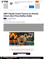 XRP 'Death Cross' Forms on Hourly Chart, But Price Defies Odds