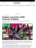 Kraken Launches CME Futures Trading - 