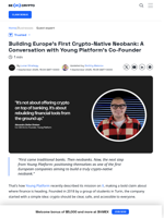 Building Europe’s First Crypto-Native Neobank