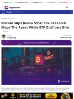 Bitcoin Slips Below $95K as ETF Outflows Mount