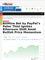 BitMine Bet by PayPal’s Peter Thiel Ignites Ethereum Shift Amid Bullish Price Momentum - The Crypto News Wire