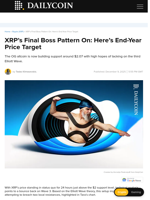 XRP’s Final Boss Pattern On: Here’s End-Year Price Target - DailyCoin
