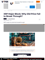 XRP Major Block: Why Did Price Fail to Break Through?