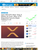Spot XRP ETFs Now ‘Only A Matter Of Time’ After CFTC-Regulated Futures Begin Trading In US ⋆ ZyCrypto