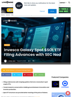 Invesco Galaxy Spot $SOL ETF Filing Advances with SEC Nod | Live Bitcoin News