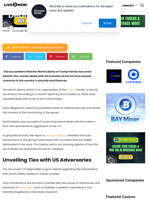 Trump Family’s World Liberty Faces Allegations of Foreign Deals | Live Bitcoin News