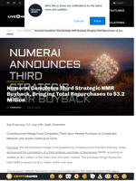 Numerai Completes Third Strategic NMR Buyback, Bringing Total Repurchases to $3.2 Million | Live Bitcoin News