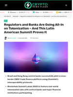Regulators and Banks Are Going All-In on Tokenization - And This Latin American Summit Proves It - Crypto News Flash
