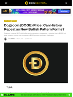 Dogecoin (DOGE) Price: Can History Repeat as New Bullish Pattern Forms? - CoinCentral
