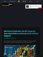 UNI Price Prediction: $6.50 Target by Year-End 2025 as Uniswap Tests Critical Support - Blockchain.News