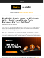 BlockDAG, Bitcoin Hyper, or IPO Genie; Which is the best crypto Presale of 2025?