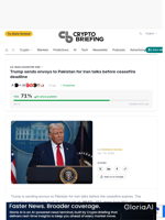 Trump sends envoys to Pakistan for Iran talks before ceasefire deadline