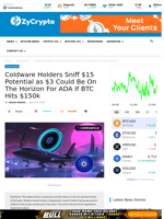 Coldware Holders Sniff $15 Potential as $3 Could Be On The Horizon For ADA If BTC Hits $150k