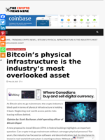 Bitcoin’s physical infrastructure is the industry’s most overlooked asset - The Crypto News Wire