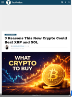 3 Reasons This New Crypto Could Beat XRP and SOL - TechBullion