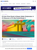 Pi Coin Price Stuck at $0.36 as Breakout Nears