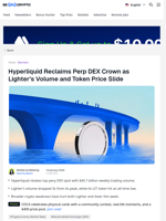 Hyperliquid Overtakes Lighter as LIT Token Hits Record Low
