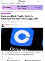 Coinbase Hack Tied to TaskUs Unveils New Allegations