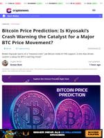 Bitcoin Price Prediction: Is Kiyosaki's Crash Warning the Catalyst for a Major BTC Price Movement?